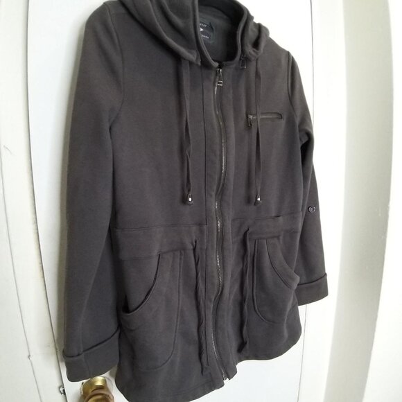 Forever 21 Grey Hoodie Sweater size S - Picture 8 of 11